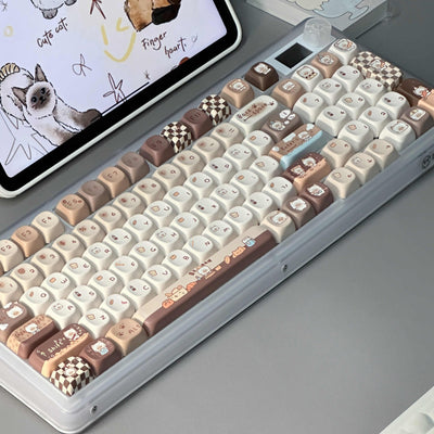 Bluetooth Siam Bakery themed decorative key cap for mechanical keyboards, custom keycap with unique bakery design, compatible with Bluetooth-enabled keyboards