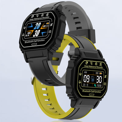 Smart bracelet with heart rate and blood pressure monitoring – sleek fitness tracker wristband for health and activity tracking.